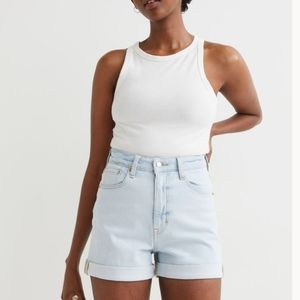 Light blue jean shorts from H&M. Size US 4